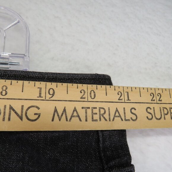 Diane Gilman DG2 Jeans Womens Size 22W Black Glitter Denim Straight Leg - Picture 9 of 13